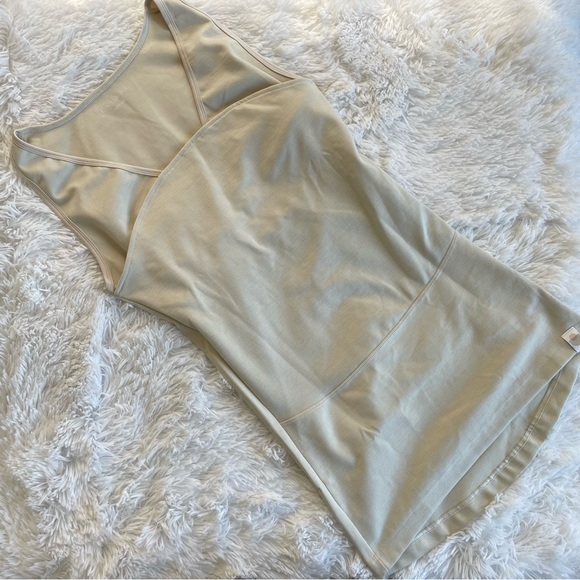 Nursing & Babywear Scoop Neck Tank Top in Cream - Picture 7 of 10